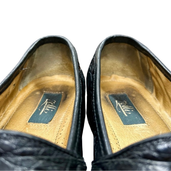 Zelli Genuine Crocodile Loafers | Handcrafted in Italy | Size 10 M - Picture 3 of 10